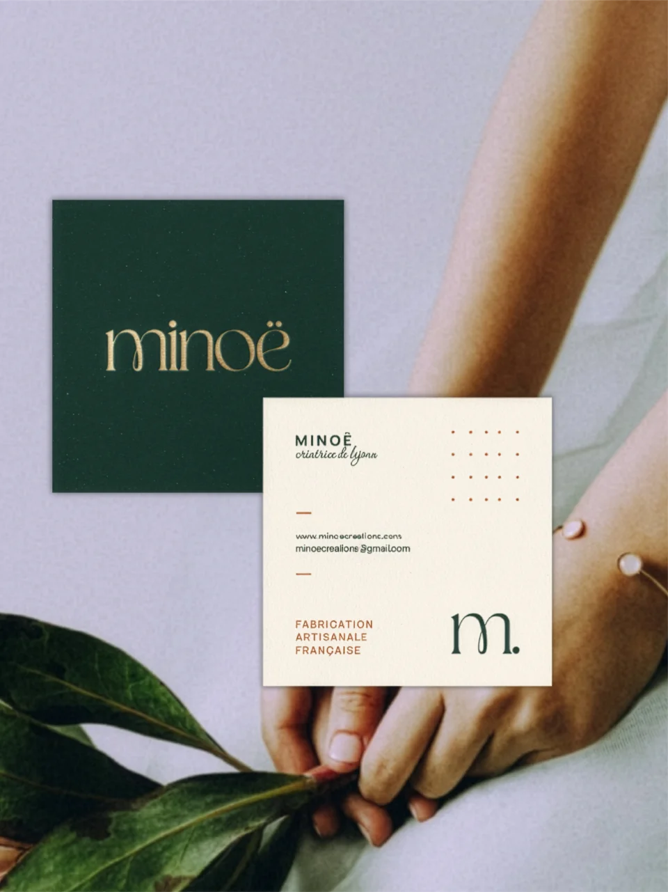 Minoë - Identité visuelle - Portfolio Chloé Lance