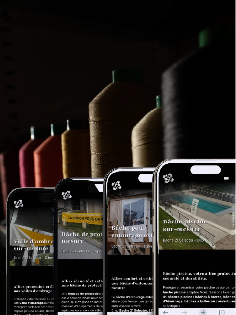 Bâche 21 Selector - Webdesign - Portfolio Chloé Lance