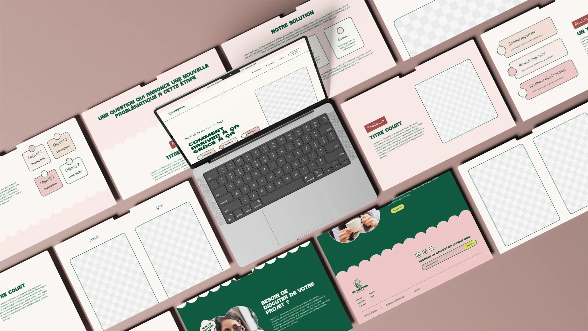 UX Matcha - Webdesign et social media - Portfolio Chloé Lance