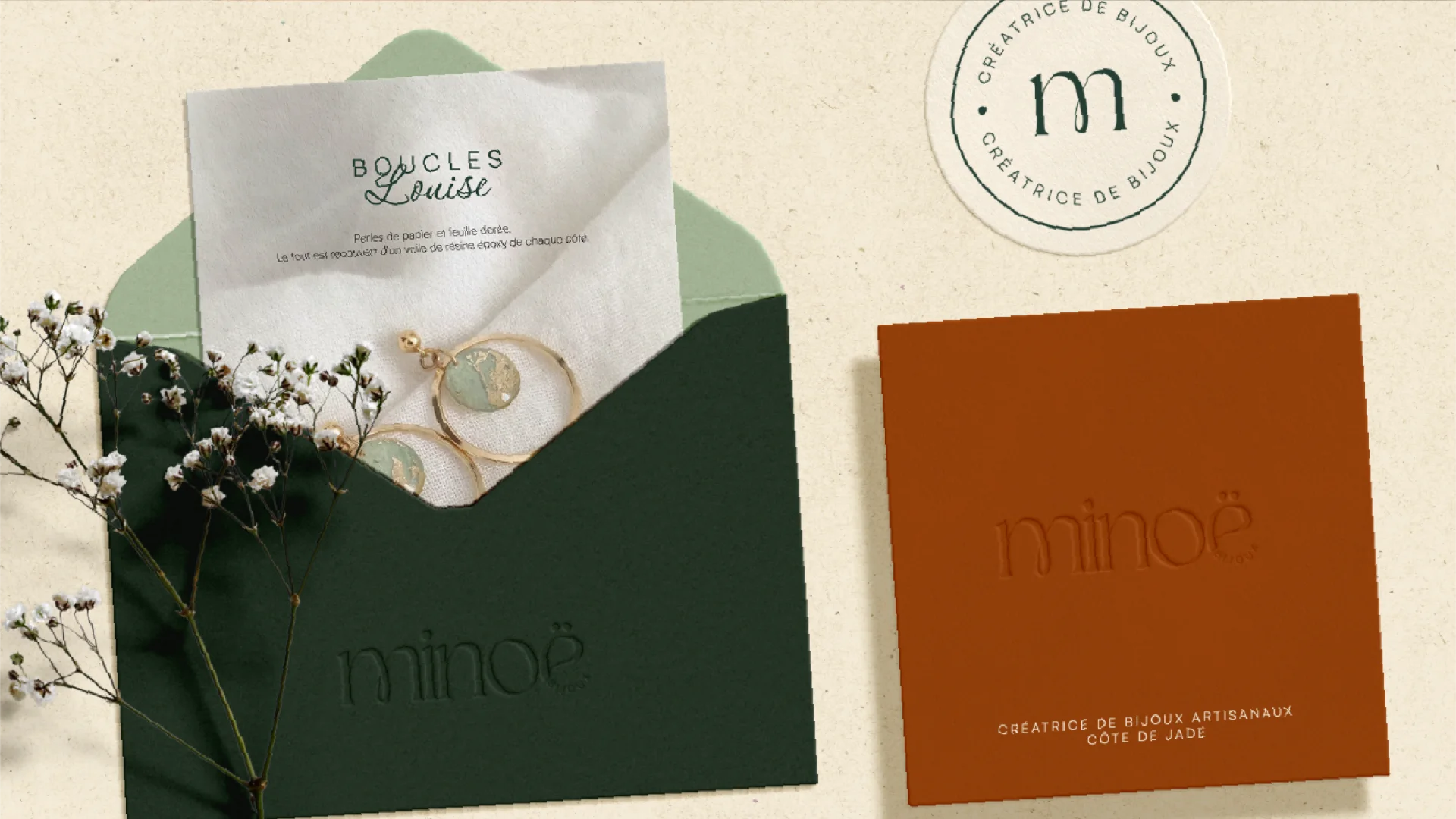 Minoë - Identité visuelle - Portfolio Chloé Lance