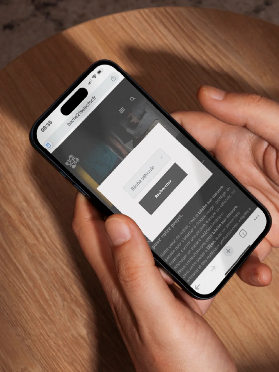 Bâche 21 Selector - Webdesign - Portfolio Chloé Lance