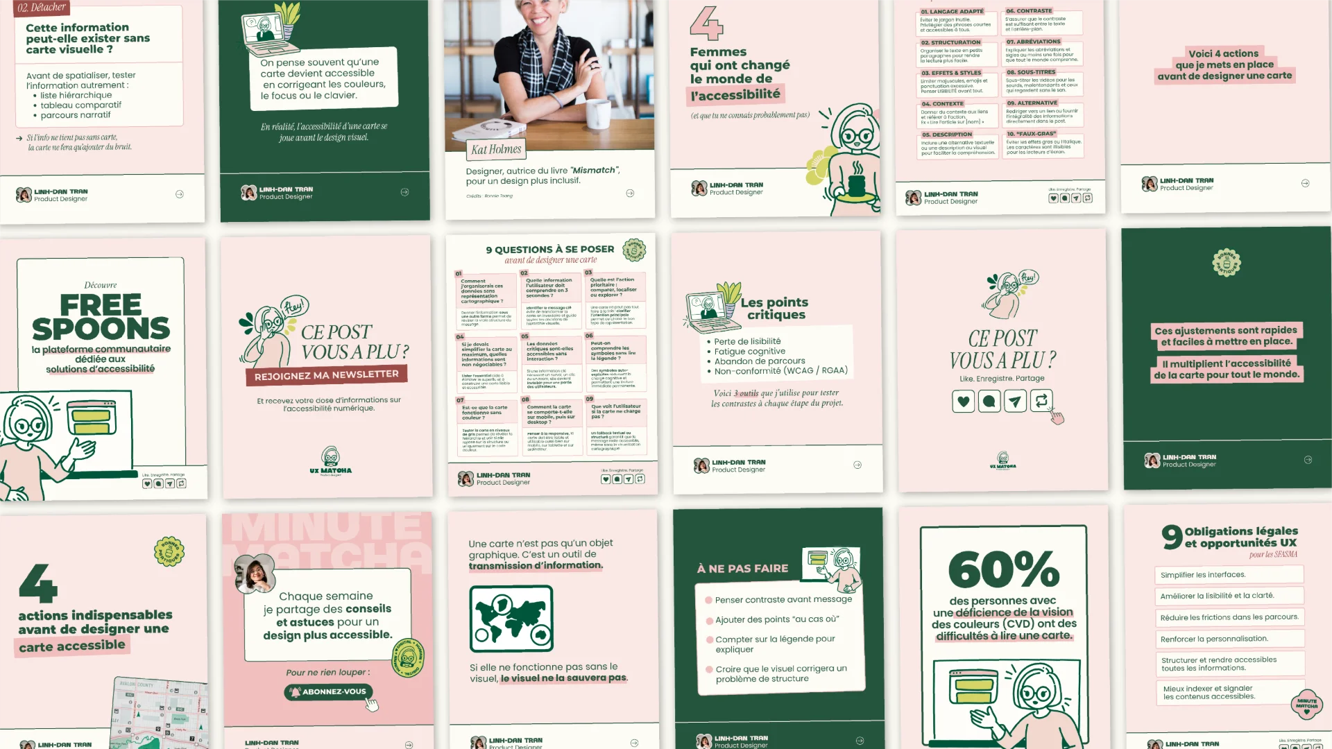 UX Matcha - Webdesign et social media - Portfolio Chloé Lance